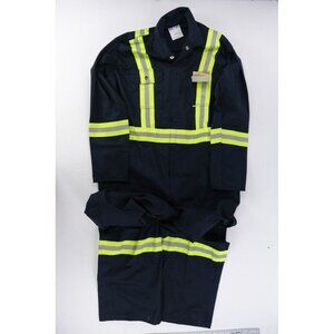 NWT Big Al Hiviz 2" Reflective Grosgrain Coverall - 1655 Sz. 44 Navy Canada $145